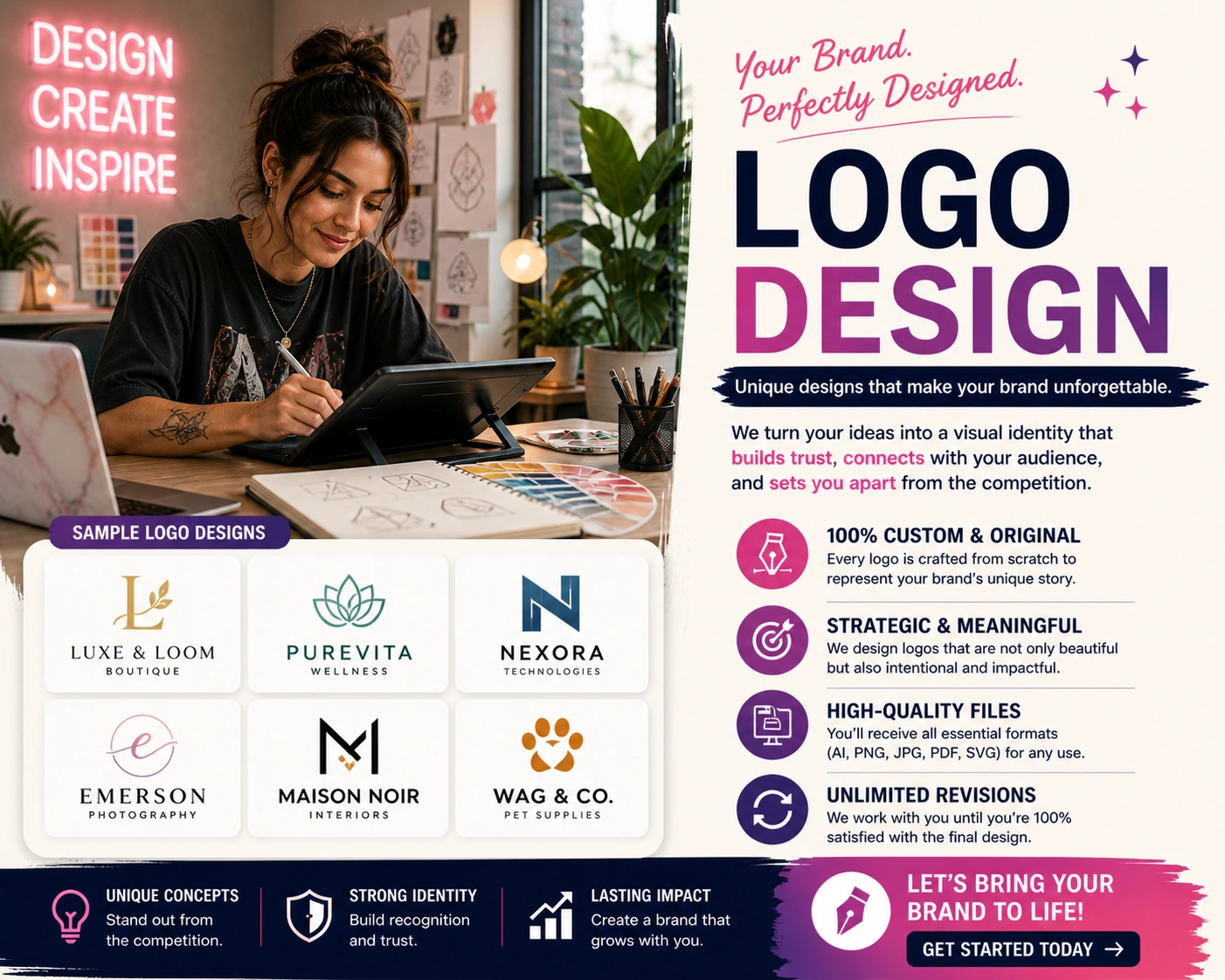 Logo Design and Unique Brand Identity