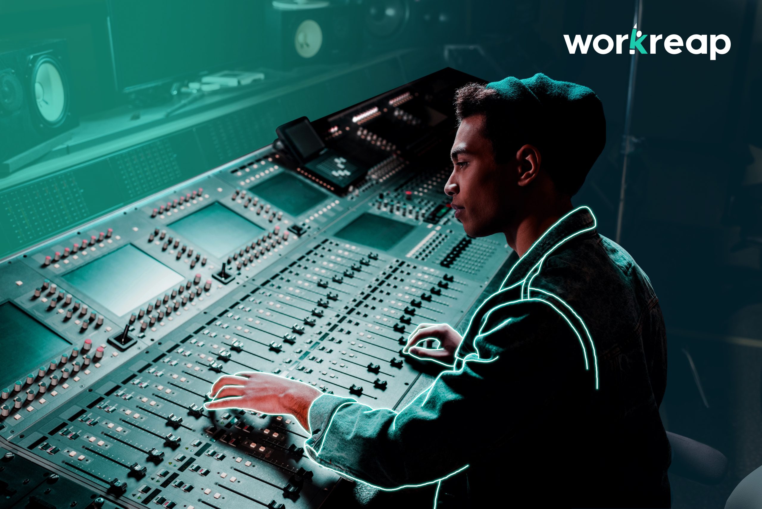 A Workreap audio engineer
