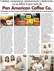 Pan American Coffee Advertorial