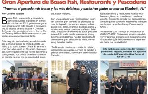 Bossa Fish advertorial
