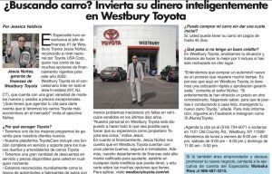 Toyota Westbury advertorial