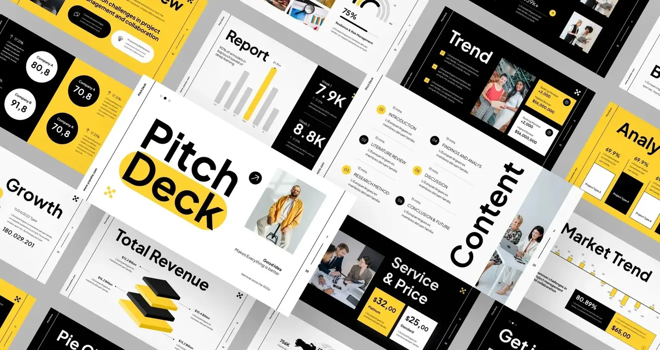 Stunning Brand-Consistent Pitch Decks