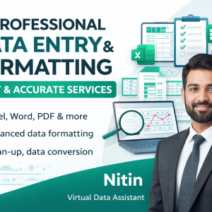 Professional Data Formatting & Data Entry Services | Fast & Accurate