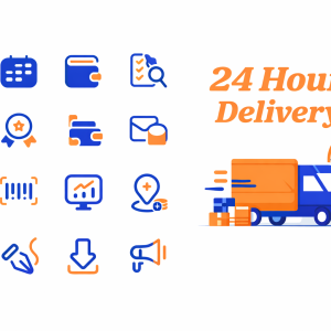 I will design clean, scalable vector icons for UI, UX, and apps