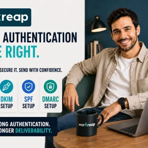 I will setup CNAME, DKIM, SPF, and DMARC DNS records for email authentication