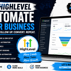 I will build GoHighLevel funnels, workflows and automations