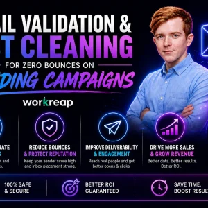 Email Validation & List Cleaning for Zero Bounces on sending campaigns