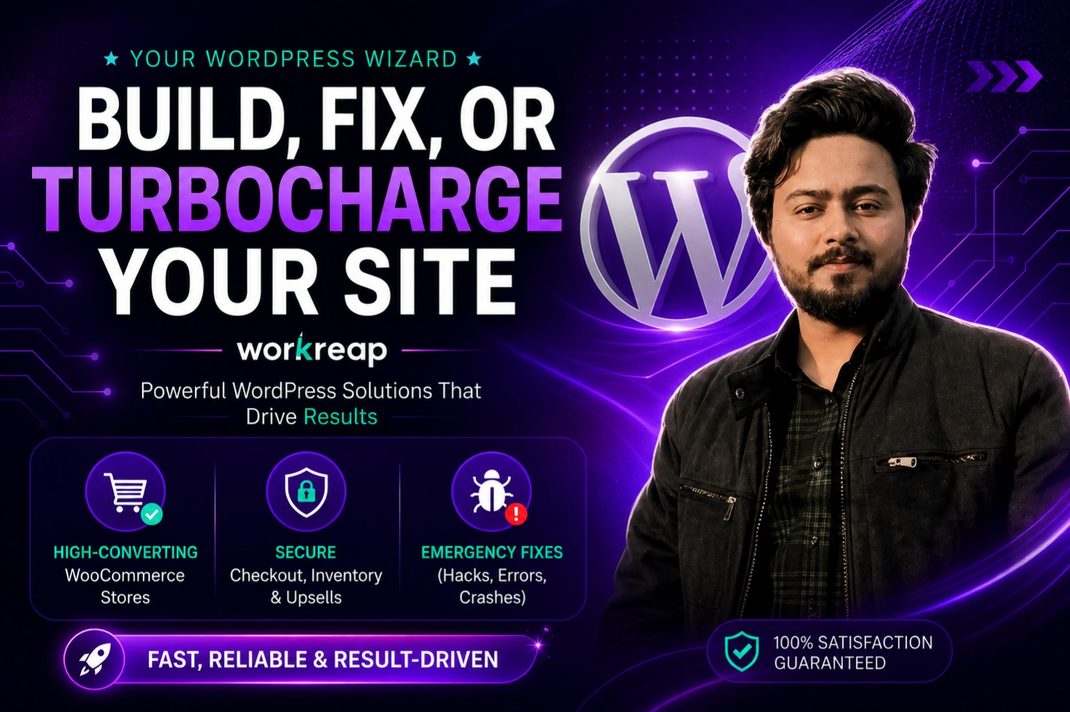 Your WordPress Wizard: Build, Fix, or Turbocharge Your Site!