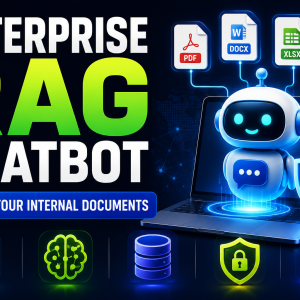 Enterprise RAG chatbot for secure internal document search and AI knowledge management.