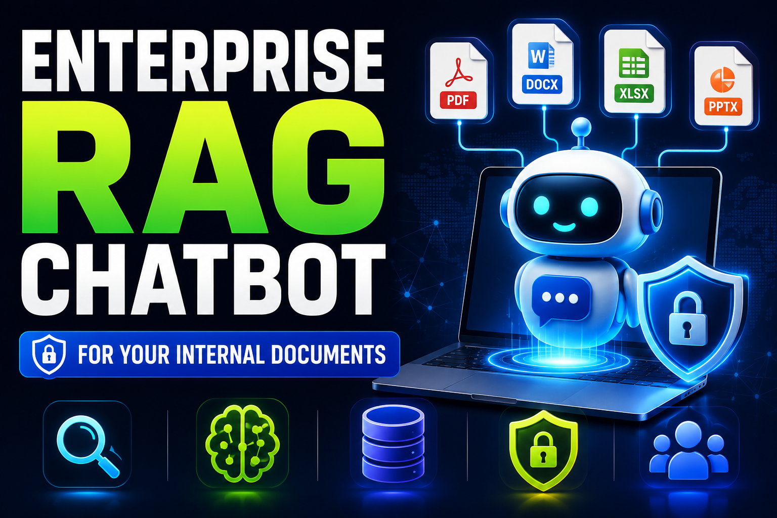 I will build a secure Enterprise RAG chatbot for your internal PDFs and documents